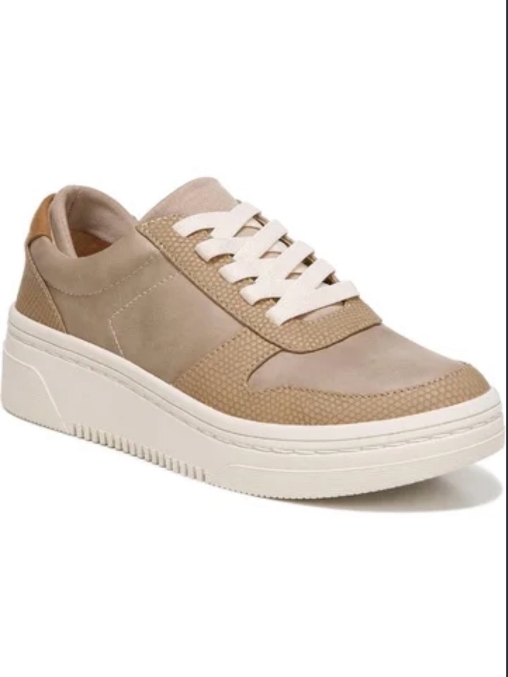 Dr. Scholl's Men's Tan and Cream Casual Sneakers